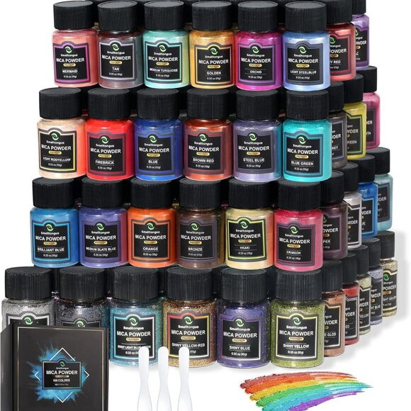 Other - Mica Powder for Epoxy Resin, 108 Colors, 36 Original Colors0.35oz, 10g, 36 Paste